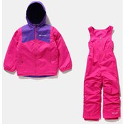 ダブルフレーク セット SY1093 695 Pink Ice Grape Gum XXSサイズ [スキーウェア 上下セット キッズ]