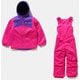 ダブルフレーク セット SY1093 695 Pink Ice Grape Gum XSサイズ [スキーウェア 上下セット キッズ]