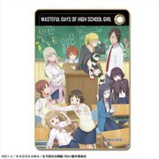 女子高生の無駄づかい レザーパスケース デザイン02 集合 [キャラクターグッズ]