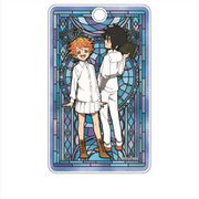 約束のネバーランド ステンドグラス ABSパスケース エマ&レイ [キャラクターグッズ]