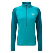 ウィメンズ・イクリプス・ジップ・ティー WOMEN'S ECLIPSE ZIP TEE 412926 P66 Pool Blue Sサイズ [アウトドア カットソー レディース]