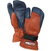 3-Finger GTX Full Leather 33882 Brown/Navy サイズ4 [スキー スノーボード グローブ]