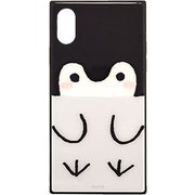 KPC-02A [iPhone XS/X スクエアガラスケース コウペンちゃん]