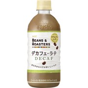 BEANS&ROASTERSデカフェラテ PET 500ml×24本