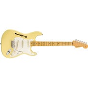 Eric Johnson Thinline Stratocaster, Maple Fingerboard, Vintage White