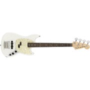 American Performer Mustang Bass, Rosewood Fingerboard, Arctic White