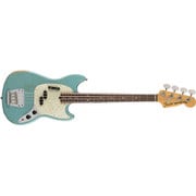 JMJ Road Worn Mustang Bass, Rosewood Fingerboard, Faded Daphne Blue