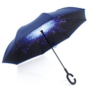 長傘 RE:verse UMBRELLA(リバースアンブレラ) 60cm 手開き式 C型手元 スターダスト 431562