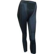 POWER VIP Womens LONG PANTS br-POLPW99600ML ダークグレー M-Lサイズ [スキーアンダータイツ レディース]