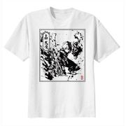 僕のヒーローアカデミア 水墨画Tシャツメンズ・轟焦凍 [キャラクターグッズ]