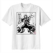 僕のヒーローアカデミア 水墨画Tシャツメンズ・切島鋭児郎 [キャラクターグッズ]