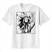 僕のヒーローアカデミア 水墨画Tシャツメンズ・通形ミリオ [キャラクターグッズ]