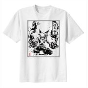 僕のヒーローアカデミア 水墨画Tシャツレディース・爆豪勝己 [キャラクターグッズ]