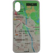 GCN-BHMA-C-TL [iPhone XS/X バイオハザード ガラスケース MAP]