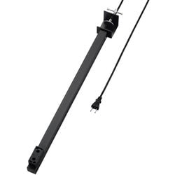 展示バー 引掛けシーリングタイプ 500mm 黒 TV50CBK