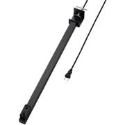 展示バー 引掛けシーリングタイプ 500mm 黒 TV50CBK