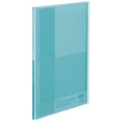 クリヤーブック<Glassele>(固定式)A4 10枚 ライトブルー ラ-GL10LB