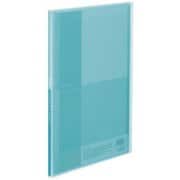 クリヤーブック<Glassele>(固定式)A4 10枚 ライトブルー ラ-GL10LB