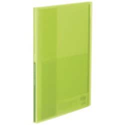 クリヤーブック<Glassele>(固定式)A4 10枚 ライトグリーン ラ-GL10LG