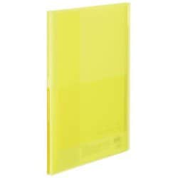 クリヤーブック<Glassele>(固定式)A4 10枚 イエロー ラ-GL10Y