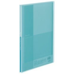 クリヤーブック<Glassele>(固定式)A4 20枚 ライトブルー ラ-GL20LB
