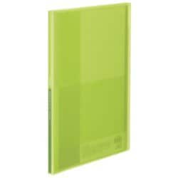 クリヤーブック<Glassele>(固定式)A4 20枚 ライトグリーン ラ-GL20LG