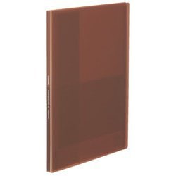 クリヤーブック<Glassele>(固定式)A4 20枚 ブラウン ラ-GL20S