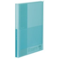 クリヤーブック<Glassele>(固定式)A4 40枚 ライトブルー ラ-GL40LB