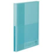 クリヤーブック<Glassele>(固定式)A4 40枚 ライトブルー ラ-GL40LB