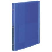クリヤーブック<Glassele>(替紙式)A4 15枚 ブルー ラ-GL720B