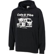 SJ19486 2 M [Cafe EL Pibe プルパーカー ブラック Mサイズ]