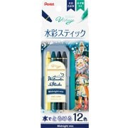 水彩スティック ミッドナイトミックス GSS1-12MN