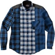 NewCrazzyシャツJPFit 19801423065007 Blue Lサイズ [アウトドア シャツ メンズ]