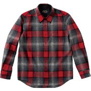 LodgeシャツJPFit 19801432110003 BKGreyR Sサイズ [アウトドア シャツ メンズ]
