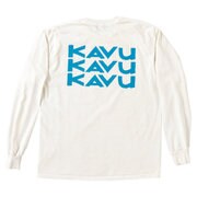 ビジーリビンL/S Tee 19821122010003 010(White) Sサイズ [アウトドア カットソー 男性用]