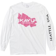 モノグラムマップL/S Tee 19821130010007 010(White) Lサイズ [アウトドア カットソー 男性用]