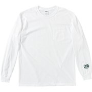 サークルロゴポケットL/S Tee 19821135010003 010(White) Sサイズ [アウトドア カットソー 男性用]