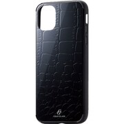 PM-A19CHVCG8D1 [iPhone 11/ハイブリッドケース/ガラス/エンボス/クロコダイル]