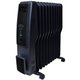 オイルヒーター 1200W  3～8畳用 11枚フィン デジタル表示タイプ チャイルドロック付き つや消しブラック TOH-D1102K