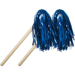 民舞カチカチ棒2本組 青