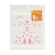 D-6449 [ベイクベイク 手さげ袋S ピンクラビット 5枚入底マチ]