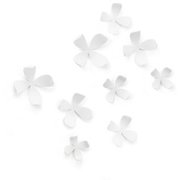 ウォールフラワー ウォールデコ 10pcs ホワイト
