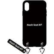 HF-IXS-004 [iPhone XS/Xケース Hashfeat.#F マットBK]