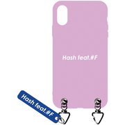 HF-I9-005 [iPhone XRケース Hashfeat.#F マットPK]