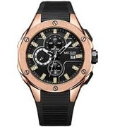 腕時計 MEGIR Analog Silicone Watch_GREBK-1N0