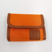 ADVANCE ナイロンLOGOプチウォレット オレンジ VA-034445