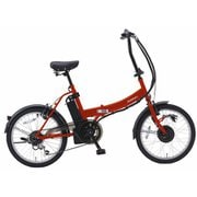 20型折りたたみ電動アシスト自転車 外装6段 マットレッド BM-AZ300 RE