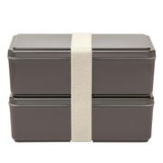GELCOOL ランチボックス square MEN'S W リアルブラウン