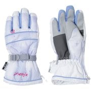 SNOW CRYSTAL KIDS GLOVES PS9H8GL75 WT KLサイズ [スキー グローブ ジュニア]
