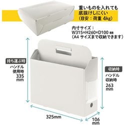 ヨドバシ.com - プラス PLUS FL-126BF [PPキャリーボックス+ ボックス